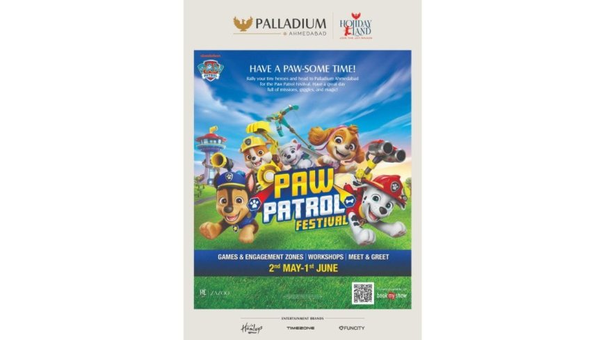 PAW Patrol In-Mall Experience Debuts in India at Palladium Ahmedabad Starting 2nd May