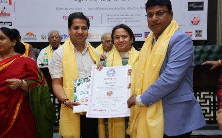 Bholanath Das Honoured with the Lal Bahadur Shastri Award 2025 at the Constitution Club of India, Delhi