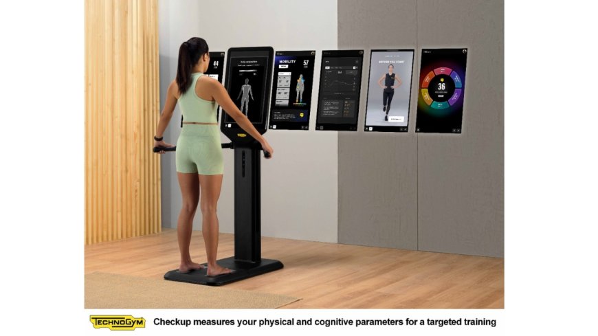 New Technogym Checkup measures your physical and cognitive parameters for a targeted training