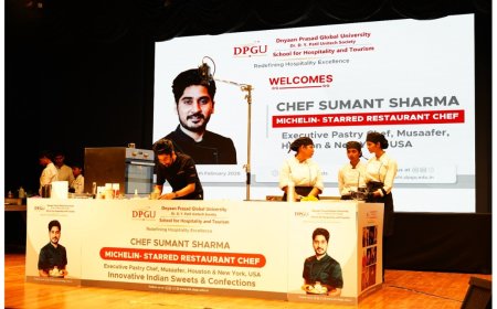Dnyaan Prasad Global University by Dr. D.Y Patil Unitech Society Strengthens Hospitality Education with Michelin-Star Restaurant Chef-Led Culinary Master Workshop