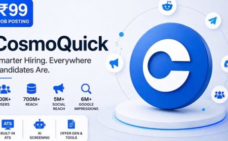 CosmoQuick Launches ₹99 Job Posting Offer With ATS, AI Screening and Massive Off-Platform Distribution